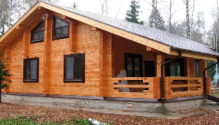 Проекты домов из бруса с террасой в Богородицке - Закажите от 316860 рублей